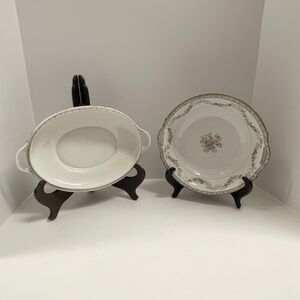 2 Vintage Tokyo Noritake Serving Dishes Made in Japan